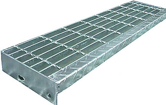 China Galvanized steel stair treads