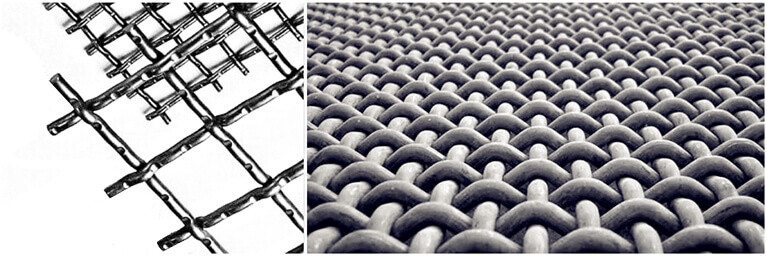 crimped wire mesh designs