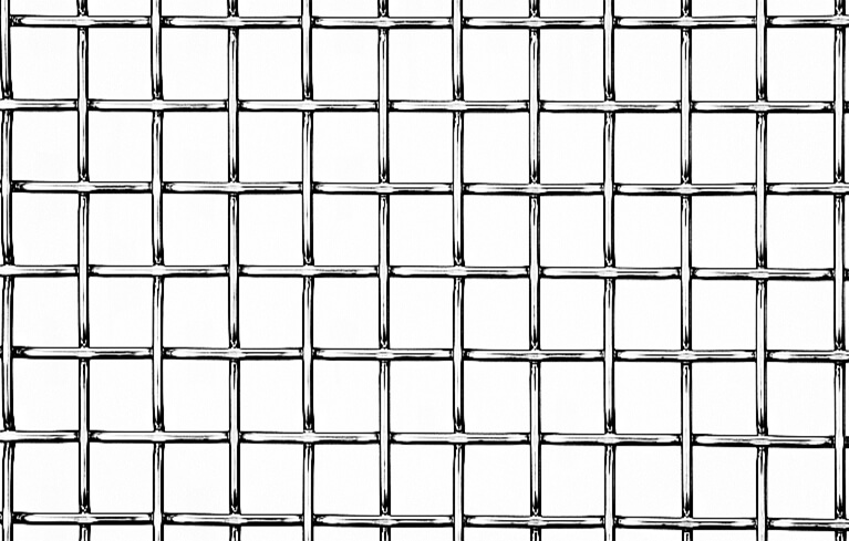 Crimped wire mesh for mining,security,decoration