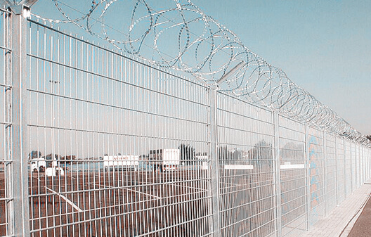 fence with galvanized fence with galvanized