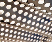 corrugated perforated metal panels