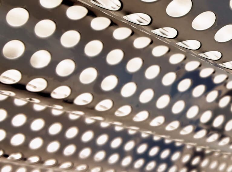 corrugated perforated metal panels