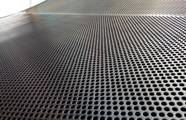 galvanised perforated sheet