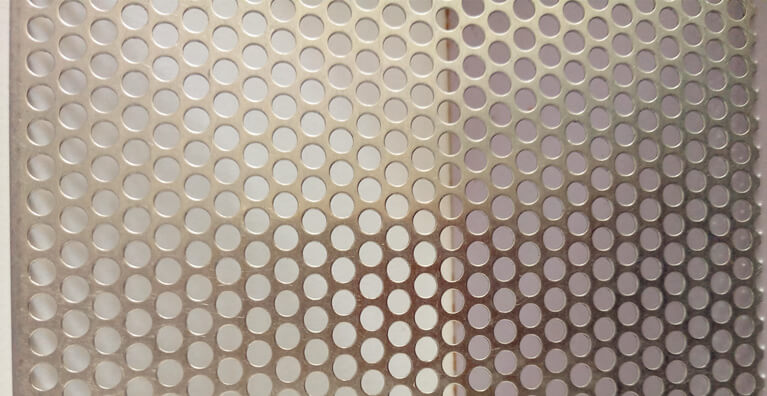 metal sheet perforated