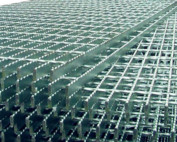 open steel floor grating